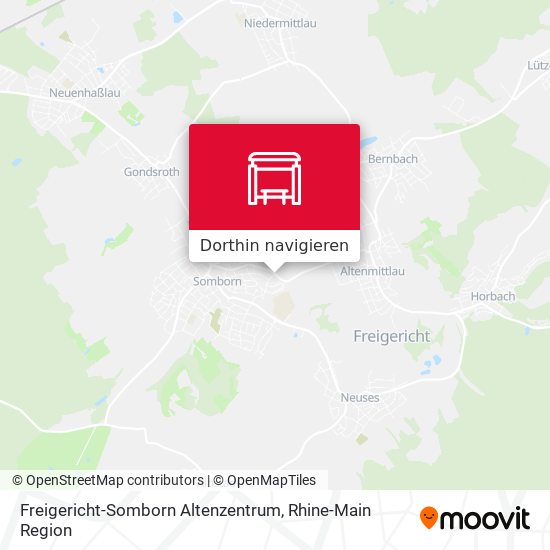 Freigericht-Somborn Altenzentrum Karte