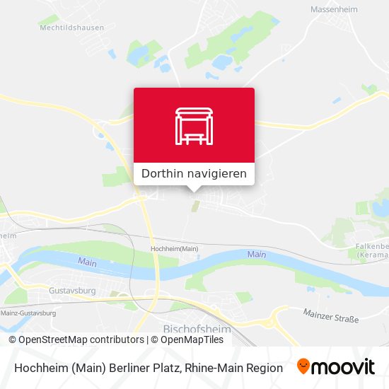 Hochheim (Main) Berliner Platz Karte
