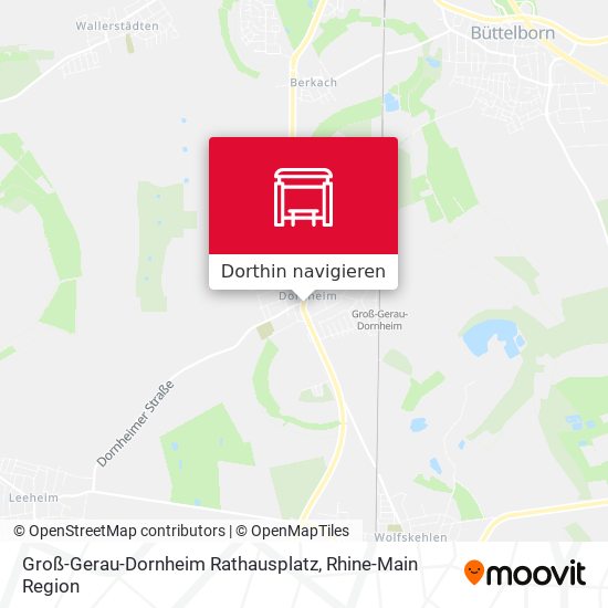 Groß-Gerau-Dornheim Rathausplatz Karte