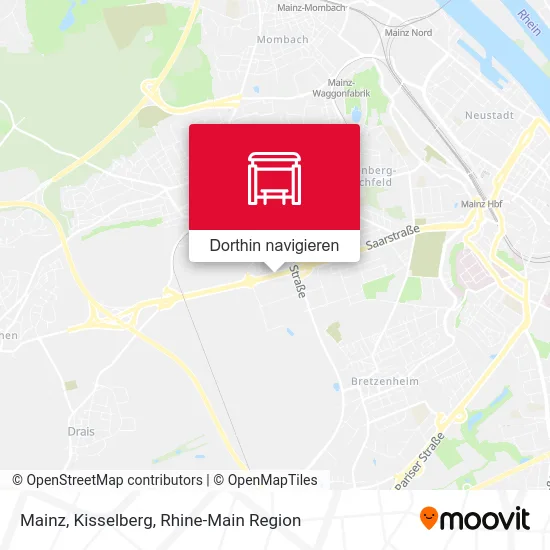 Mainz, Kisselberg Karte