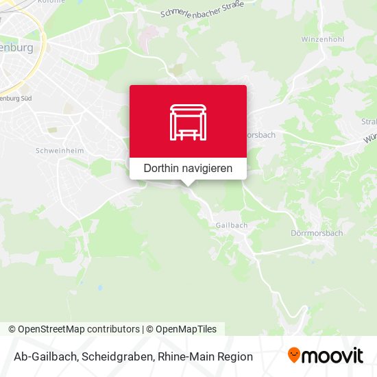 Ab-Gailbach, Scheidgraben Karte