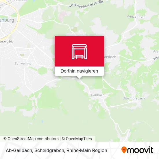 Ab-Gailbach, Scheidgraben Karte