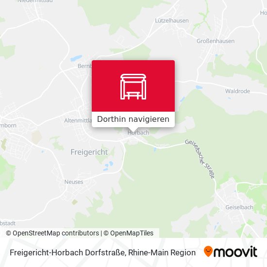 Freigericht-Horbach Dorfstraße Karte