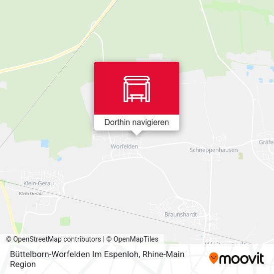 Büttelborn-Worfelden Im Espenloh Karte
