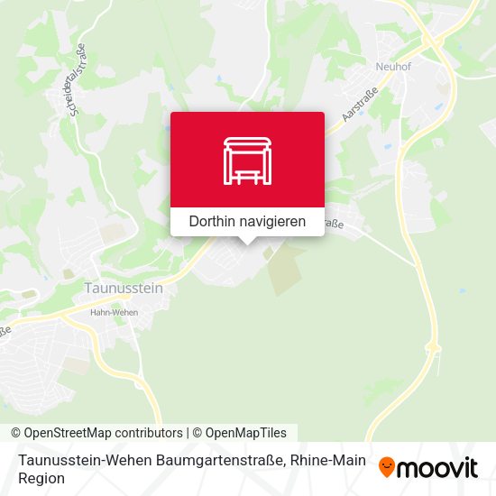 Taunusstein-Wehen Baumgartenstraße Karte