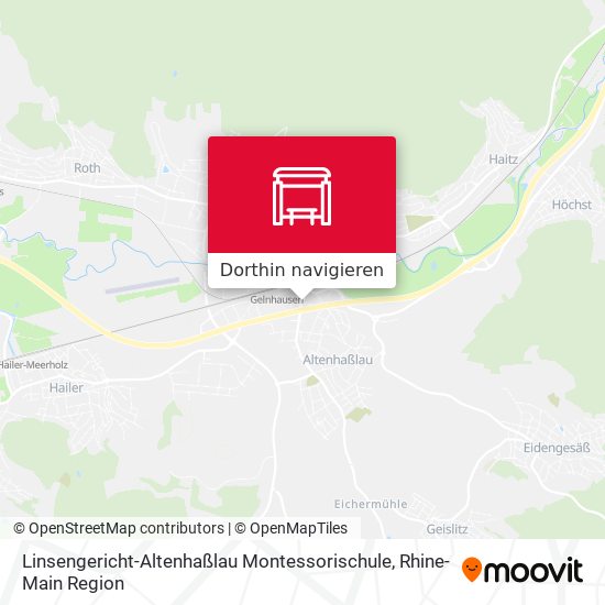 Linsengericht-Altenhaßlau Montessorischule Karte