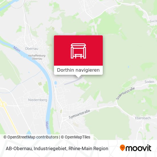 AB-Obernau, Industriegebiet Karte