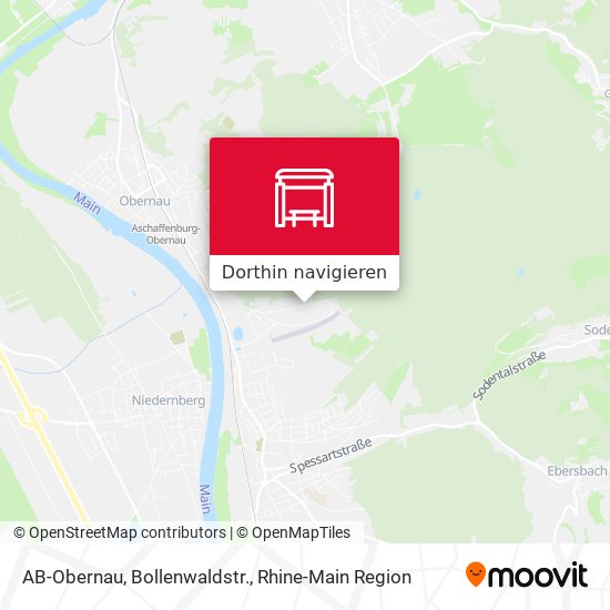 AB-Obernau, Bollenwaldstr. Karte