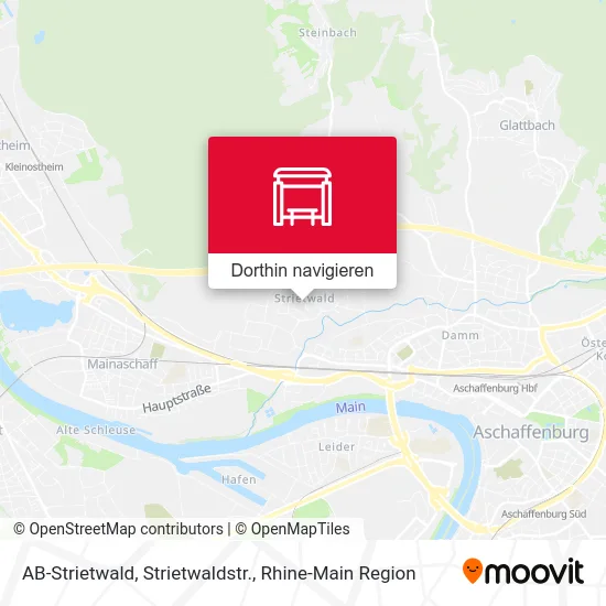 AB-Strietwald, Strietwaldstr. Karte