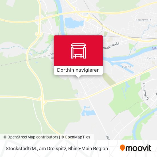 Stockstadt/M., am Dreispitz Karte