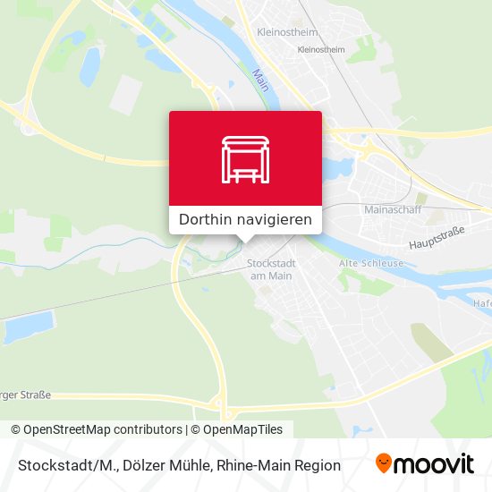 Stockstadt/M., Dölzer Mühle Karte