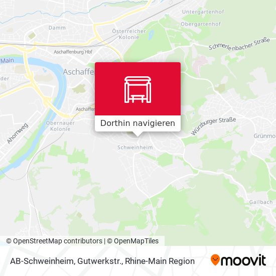 AB-Schweinheim, Gutwerkstr. Karte