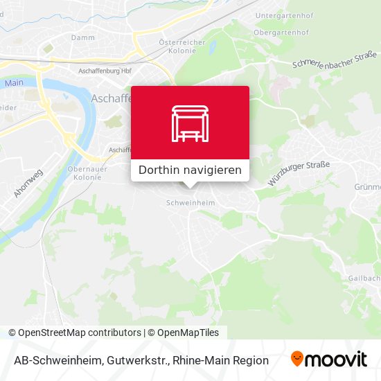 AB-Schweinheim, Gutwerkstr. Karte