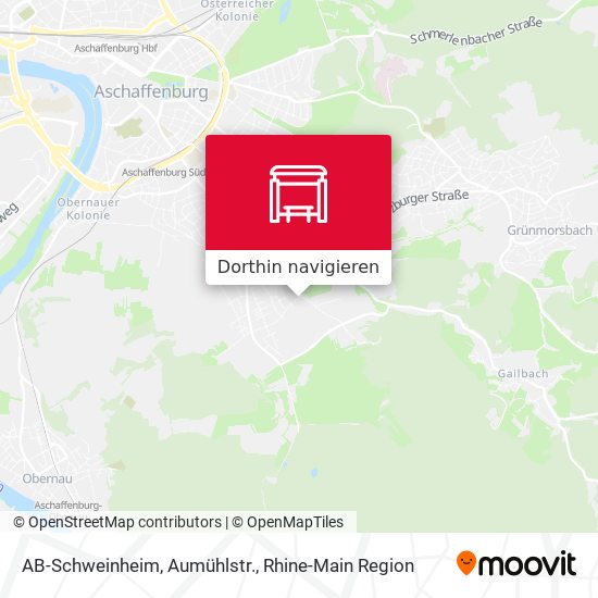 AB-Schweinheim, Aumühlstr. Karte