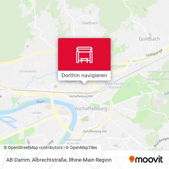 AB-Damm, Albrechtstraße Karte