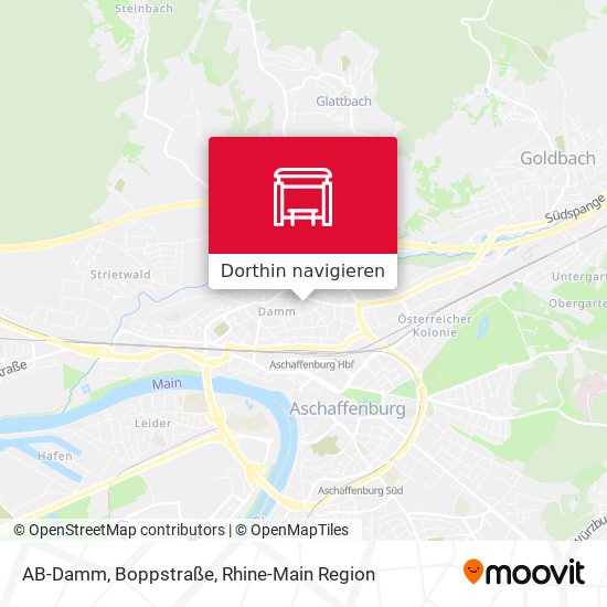 AB-Damm, Boppstraße Karte