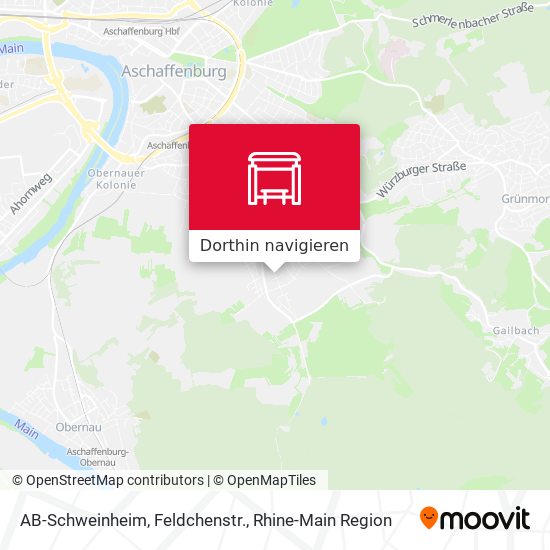 AB-Schweinheim, Feldchenstr. Karte