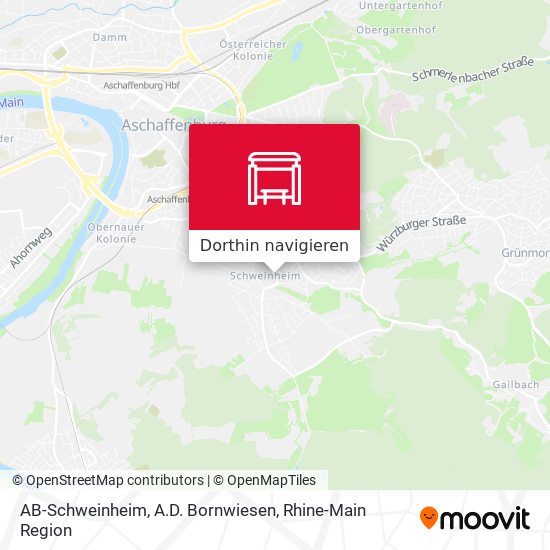 AB-Schweinheim, A.D. Bornwiesen Karte
