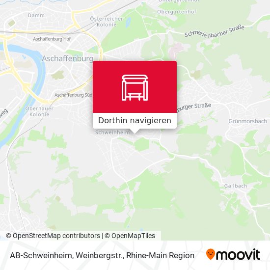 AB-Schweinheim, Weinbergstr. Karte