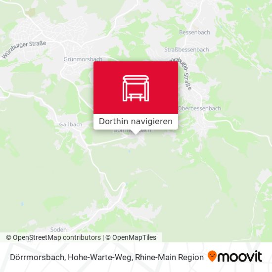 Dörrmorsbach, Hohe-Warte-Weg Karte