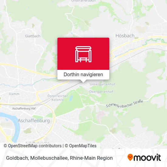 Goldbach, Mollebuschallee Karte