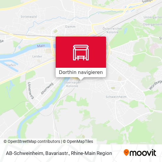 AB-Schweinheim, Bavariastr. Karte