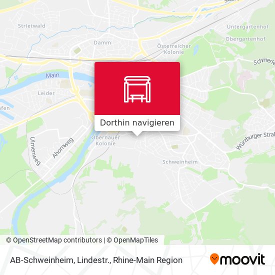 AB-Schweinheim, Lindestr. Karte