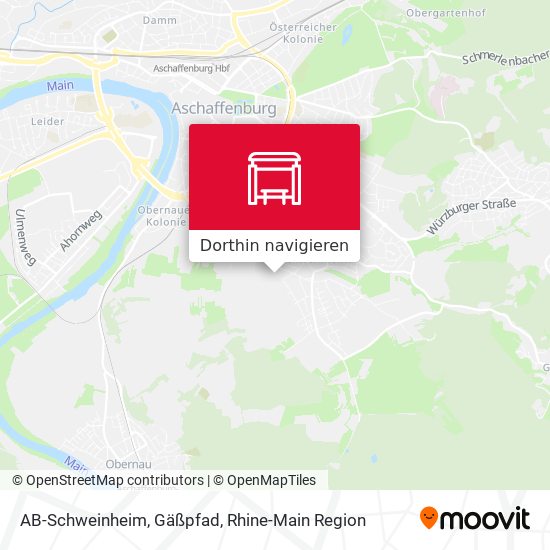 AB-Schweinheim, Gäßpfad Karte