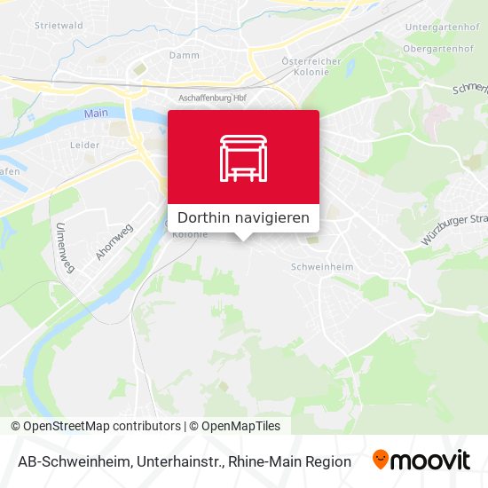 AB-Schweinheim, Unterhainstr. Karte