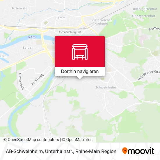 AB-Schweinheim, Unterhainstr. Karte