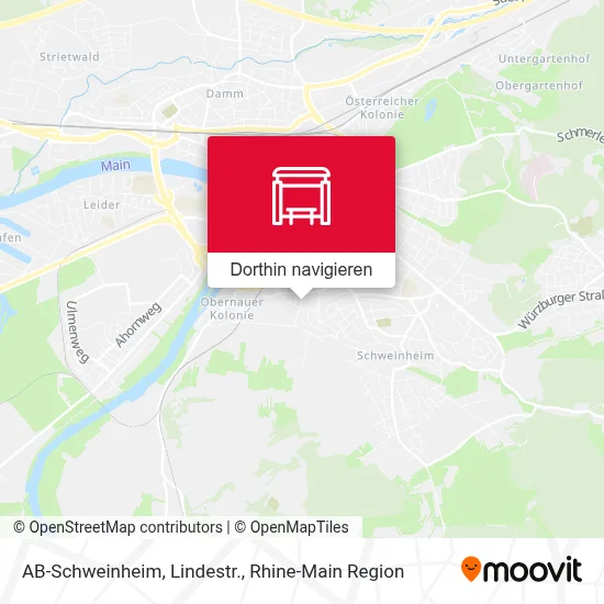 AB-Schweinheim, Lindestr. Karte