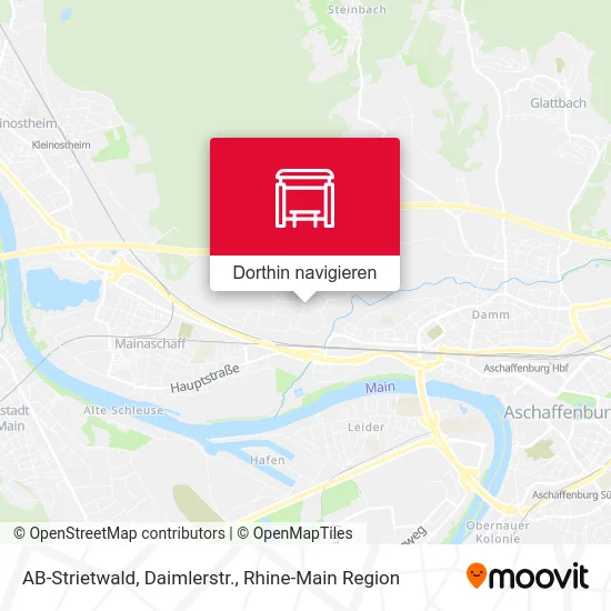 AB-Strietwald, Daimlerstr. Karte