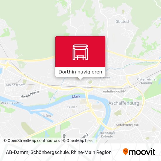 AB-Damm, Schönbergschule Karte