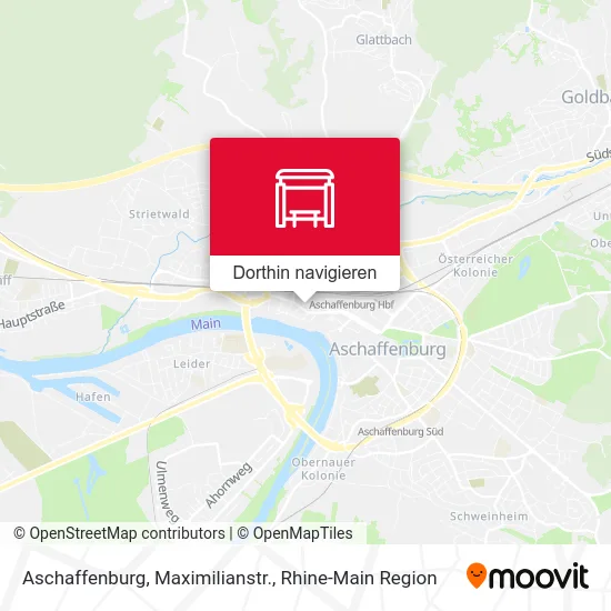 Aschaffenburg, Maximilianstr. Karte
