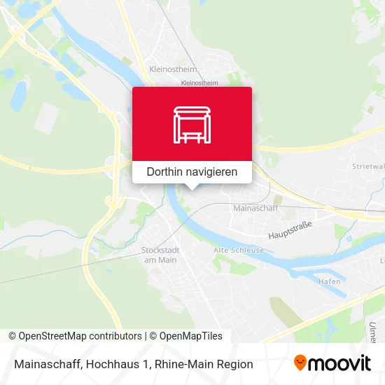 Mainaschaff, Hochhaus 1 Karte