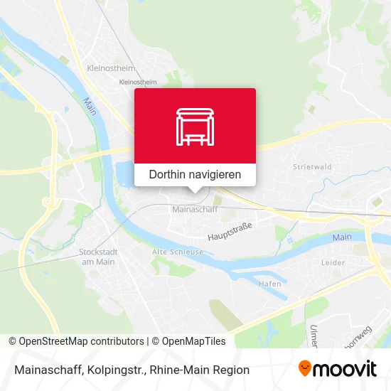 Mainaschaff, Kolpingstr. Karte