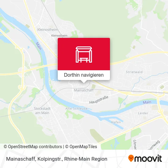 Mainaschaff, Kolpingstr. Karte