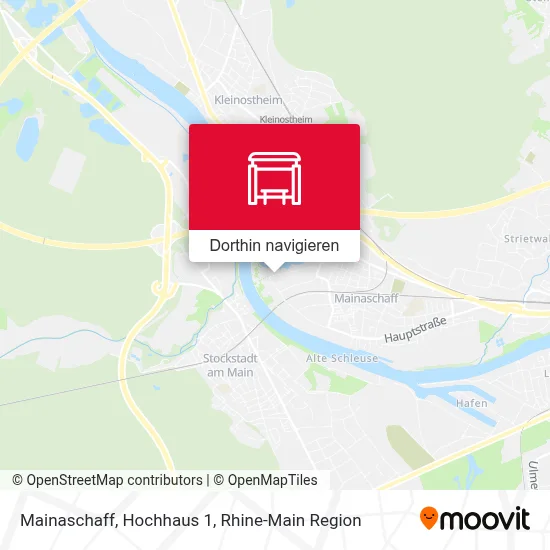 Mainaschaff, Hochhaus 1 Karte