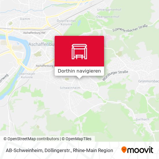 AB-Schweinheim, Döllingerstr. Karte