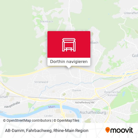 AB-Damm, Fahrbachweg Karte