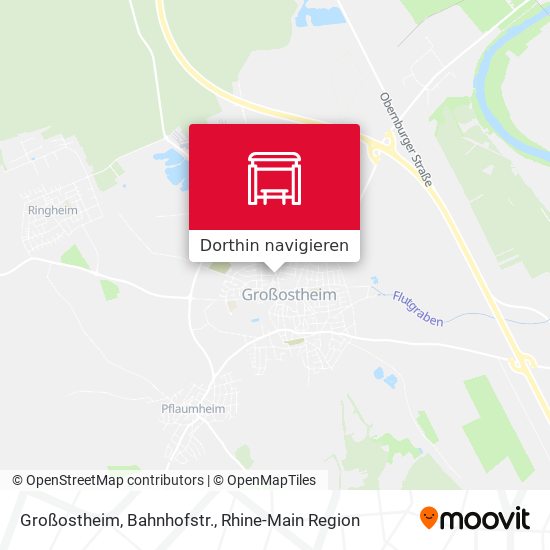 Großostheim, Bahnhofstr. Karte
