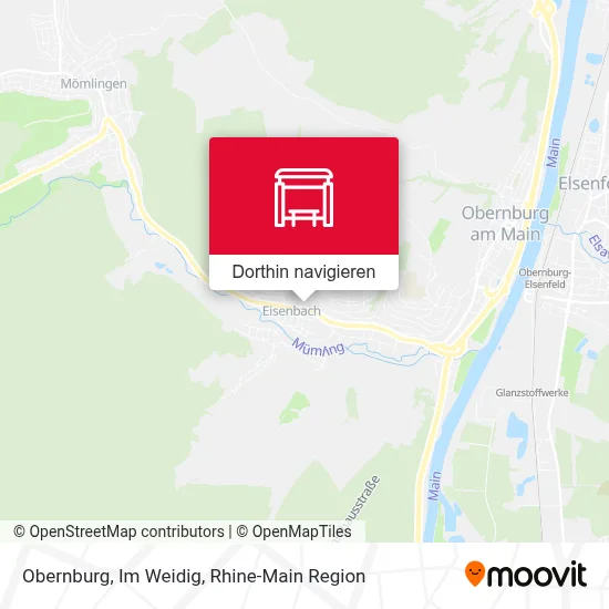 Obernburg, Im Weidig Karte