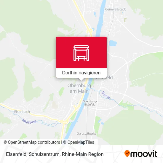 Elsenfeld, Schulzentrum Karte