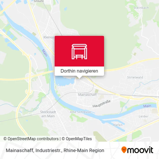 Mainaschaff, Industriestr. Karte