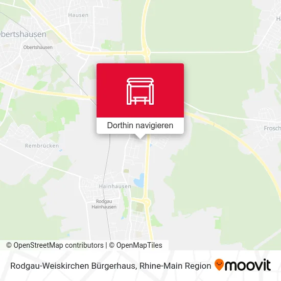 Rodgau-Weiskirchen Bürgerhaus Karte