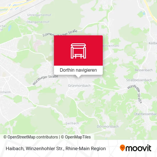 Haibach, Winzenhohler Str. Karte