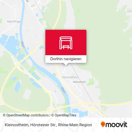 Kleinostheim, Hörsteiner Str. Karte