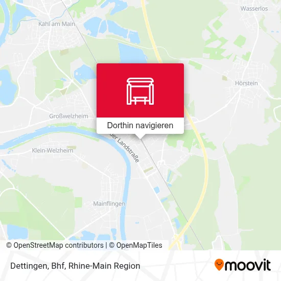 Dettingen, Bhf Karte