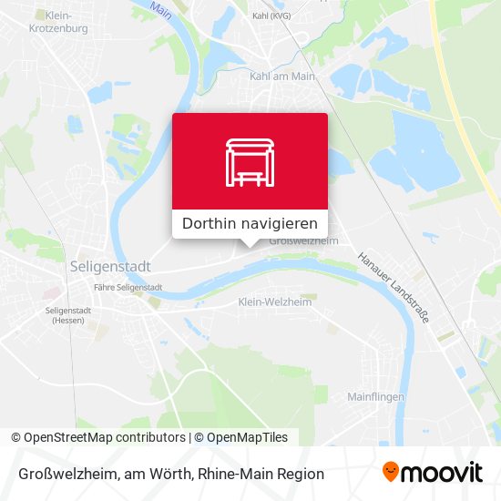 Großwelzheim, am Wörth Karte