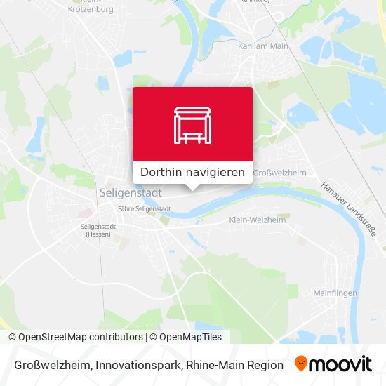 Großwelzheim, Innovationspark Karte